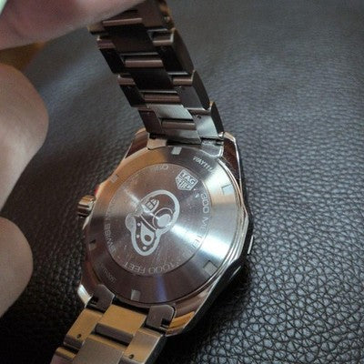 TAG HEUER AQUARACER WAY111A QUARTZ MENS WATCH BLACK DIAL JAPAN RARE