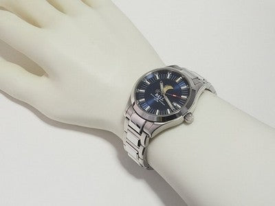 BALL WATCH ENGINEER II MOONPHASE NM2282C-SJ-BE SS BLUE WRISTWATCH USED AUTHENTIC
