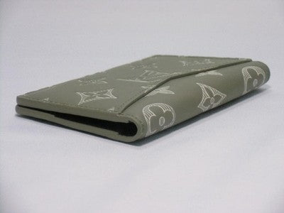 LOUIS VUITTON ORGANIZER POCKET A028 OLIVE GREEN CARD HOLDER WALLET RARE
