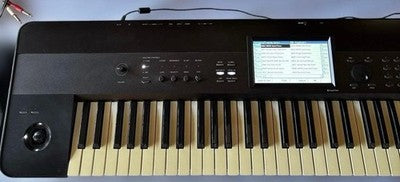 KORG KROME-73 73-KEY WORKSTATION SYNTHESIZER W/ CASE PEDAL ADAPTER FROM JAPAN