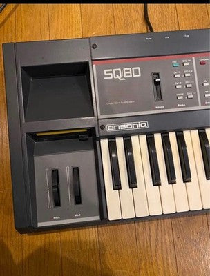 ENSONIQ SQ-80 DIGITAL WAVE SYNTHESIZER KEYBOARD TESTED WORKING FROM JAPAN