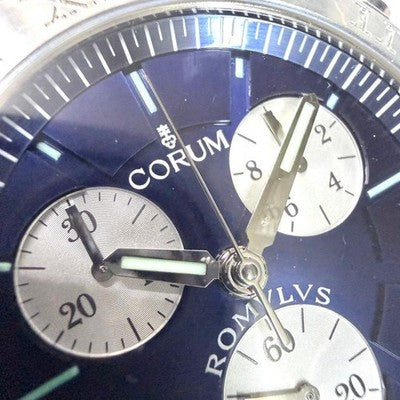 CORUM ROMULUS CHRONOGRAPH 39670120 QUARTZ MEN'S WATCH APPROX 18.5CM WRIST