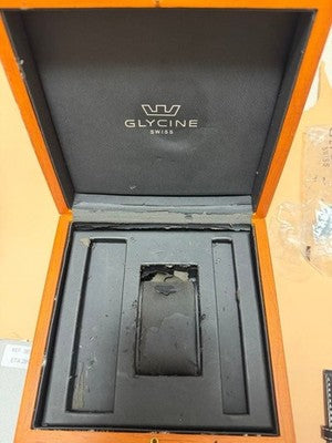 GLYCINE AIRMAN SST06 PUMPKIN REF 3856 LIMITED 600 OVERHAULED 2025 WATCH BOX SET