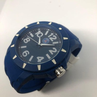 PARIS SAINT-GERMAIN FC WATCH BLUE & WHITE ANALOG QUARTZ USED FROM JAPAN