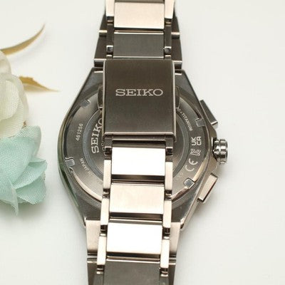 SEIKO ASTRON NEXTER SBXC153 GPS SOLAR TITANIUM CERAMIC CHRONOGRAPH WATCH