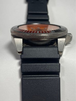 SEIKO SBDA005 7S25-00D0 PROSPEX DIVER AUTOMATIC WATCH ORANGE DIAL TITANIUM CASE