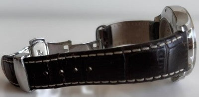 HAMILTON JAZZMASTER VIEWMATIC H324550 AUTOMATIC SILVER DIAL DATE WATCH AS IS
