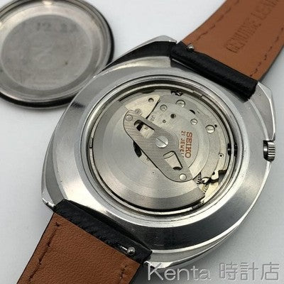 SEIKO 5 SPORTS 6119-7170 VINTAGE 1969 AUTOMATIC WATCH CHECKER BEZEL JAPAN