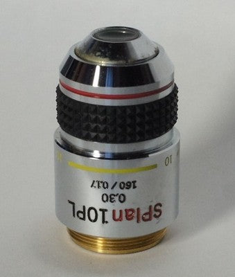 Olympus SPlan 10x PL 0.30 Phase Contrast Objective Lens 160/0.17 For BH2 Used