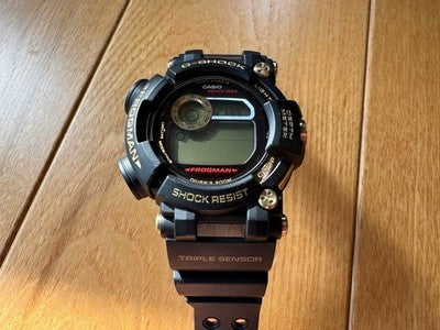 CASIO G-SHOCK FROGMAN GWF-D1035B-1JR 35TH ANNIVERSARY GOLD TORNADO BLACK WATCH