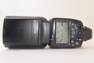 CANON SPEEDLITE 600EX-RT STROBE HIGH GUIDE NUMBER OF 60 FOR PARTS NOT WORKING