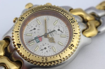 TAG HEUER S35.006 SEL CHRONOGRAPH QUARTZ 39MM MEN'S WATCH FROM JAPAN