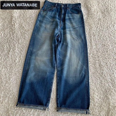 JUNYA WATANABE COMME DES GARCONS 24SS WIDE BAGGY DENIM RED SELVEDGE XS JAPAN