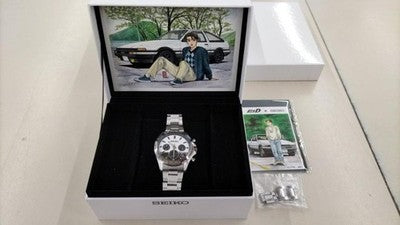 SEIKO INITIAL D COLLABORATION WATCH LIMITED EDITION 1995 JPN W/BOX