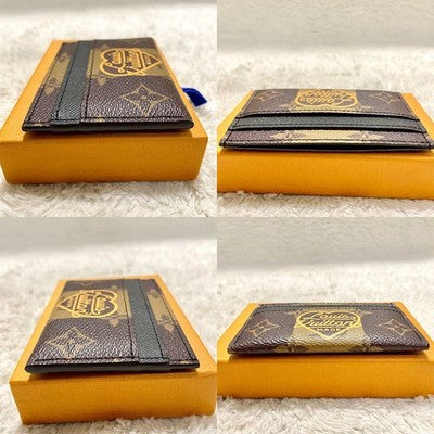 LOUIS VUITTON X NIGO LV SQUARED PORTECARTE DOUBLE CARD HOLDER M81006 WITH BOX