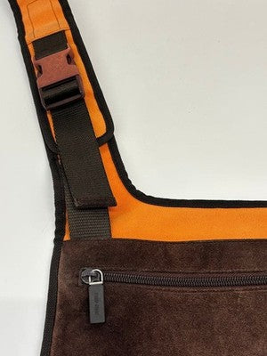MIU MIU 1999SS ARCHIVE SHOULDER BAG DARK BROWN ORANGE Y2K VINTAGE