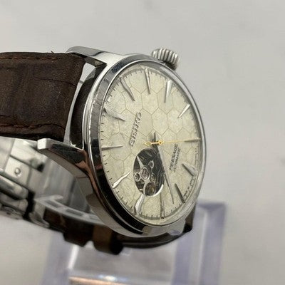 SEIKO PRESAGE SARY159 4R38-01X0 LIMITED 6000 PCS OPEN HEART AUTOMATIC WATCH