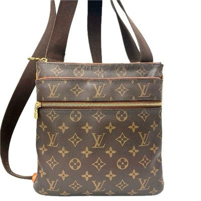 LOUIS VUITTON M40524 MONOGRAM POCHETTE VALMY SHOULDER BAG AUTHENTIC USED LEATHER