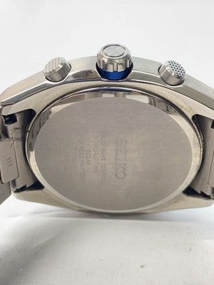 SEIKO 8B63-0BA0 CASE SIZE 5.1 ×4.4CM WRIST SIZE 16.5CM WATCH NAVY BLUE W/ BOX