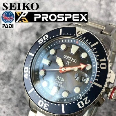 SEIKO PROSPEX PADI SNE549 SOLAR DIVER WATCH 200M BLUE DIAL MENS NEW BOX