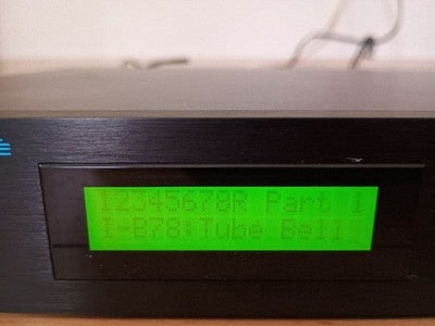 ROLAND D-110 PG-10 SYNTHESIZER MODULE + PROGRAMMER LA SOUND SOURCE JAPAN USED