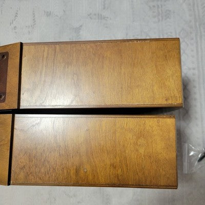 FOSTEX H320 WOOD HORNS PAIR USED FROM JAPAN VINTAGE SPEAKERS