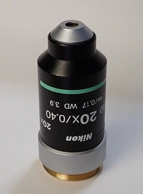Nikon CFI LWD 20x 0.40 Infinity Objective Lens ∞/0.17 Removed From E200 Used
