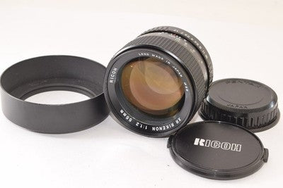 RICOH XR RIKENON 55MM F1.2 K MOUNT LARGE-APERTURE STANDARD LENS EXCELLENT+++++