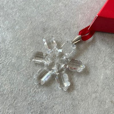 SWAROVSKI 1992 ANNUAL CHRISTMAS ORNAMENT SNOWFLAKE CRYSTAL BOXED RETIRED RARE