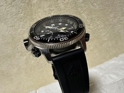 CITIZEN J250-S115477 PROMASTER QUARTZ MEN'S WATCH BLACK DIAL ANALOG FROM JAPAN