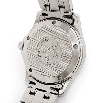 AUTH OMEGA 36MM SEAMASTER BLUE DIAL STAINLESS STEEL MEN'S WATCH 2501.81 TESTED