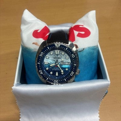 SEIKO PROSPEX SBDY137 JAWS 50TH ANNIVERSARY LIMITED AUTOMATIC WATCH BOX PAPERS
