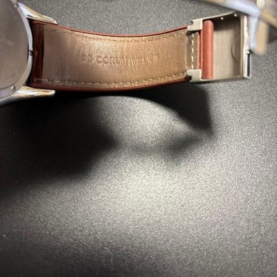 CORUM BUBBLE CHRONOGRAPH 396.150.20 AUTOMATIC STEEL RUBBER MENS WATCH USED