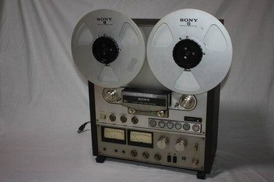 SONY TC-R7-2 OPEN REEL TAPE DECK RECORDER, RARE, FULLY FUNCTIONAL W/ 2 REELS