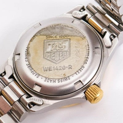 TAG HEUER PROFESSIONAL 200M GOLD SILVER DIVE WATCH WE1420-R