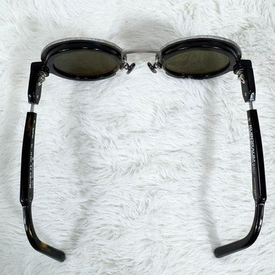KUBORAUM MASK Z3 TS 2 GREY GREEN SUNGLASSES ROUND HANDMADE ITALY CASE JP