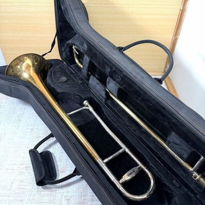 YAMAHA YSL-651 TENOR TROMBONE USED - WITH KANG TAILI CASE AS IS