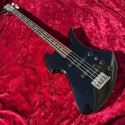 FERNANDES MB-65 MOCKINGBIRD BASS GUITAR MADE IN JAPAN BLACK FULLY SERVICED