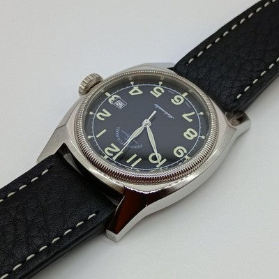 ZENO RETRO CARRE AUTOMATIC 3 - STAINLESS STEEL CASE - UNUSED - WITH BOX & PAPERS