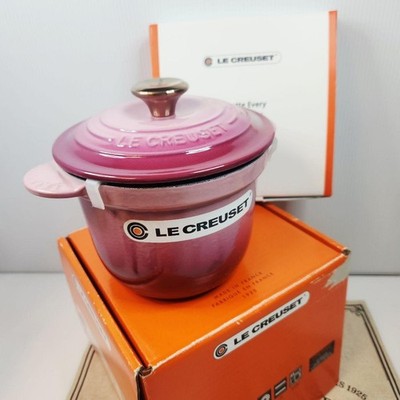 LE CREUSET COCOTTE EVERY 18 BERRY WITH INNER LID RARE NEW JP
