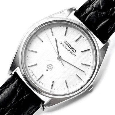 SEIKO GRAND QUARTZ TWIN QUARTZ 9940-8000 MEN'S WATCH 1978 - SILVER STAINLESS