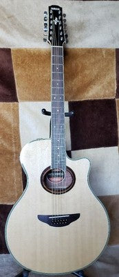 YAMAHA APX-700II-12 NT 12 STRING ELECTRO ACOUSTIC GUITAR W/HARD CASE