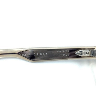 JACQUES MARIE MAGE PICABIA SAND WF JAPAN CLEAR BEIGE EYEGLASSES NEW FULL SET
