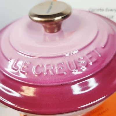 LE CREUSET COCOTTE EVERY 18 BERRY WITH INNER LID RARE NEW JP