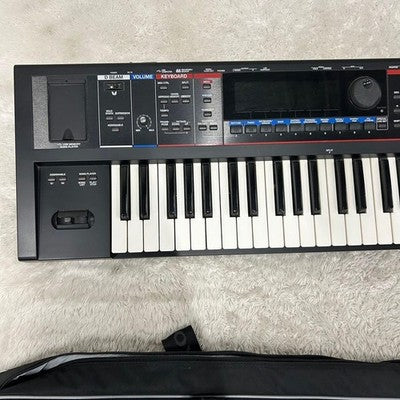 ROLAND JUNO-GI 61-KEY SYNTHESIZER W/ AC ADAPTER HEADPHONES PEDAL  AS IS