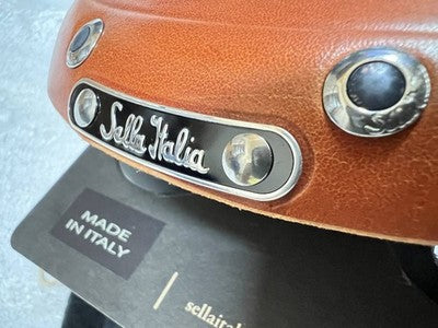 Selle Italia MITICA Brown Leather Saddle - Unused w/ Box Rare Vintage Classic