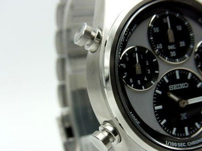 SEIKO PROSPEX SPEEDTIMER SOLAR CHRONOGRAPH SBER001 MEN'S 8A50 MOVEMENT 1/100 SEC