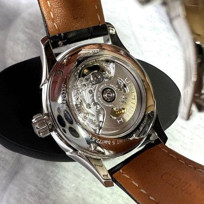 HAMILTON JAZZMASTER SKELETON 42535780 AUTOMATIC 40MM OPEN HEART STEEL MENS SWISS