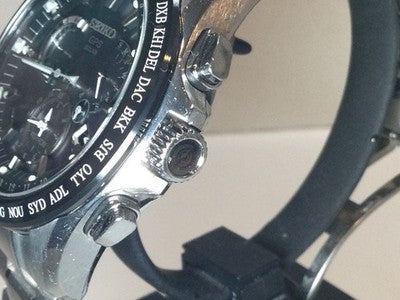 SEIKO ASTRON SBXB045 8X53-0AB0 GPS SOLAR TITANIUM CELAMIC WATCH USED