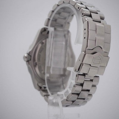 TAG HEUER WK1110 PROFESSIONAL MEN'S WATCH BLACK DIAL STAINLESS STEEL QUARTZ 38MM